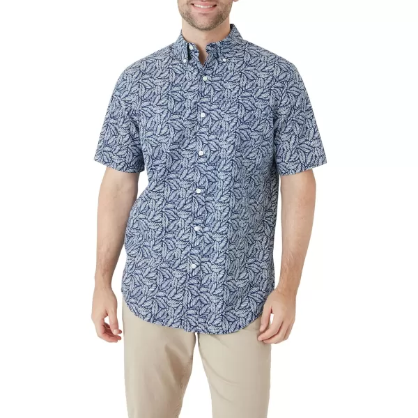 Chaps Men's Shirt - Classic Fit Short Sleeve Button Down Collared Shirt 