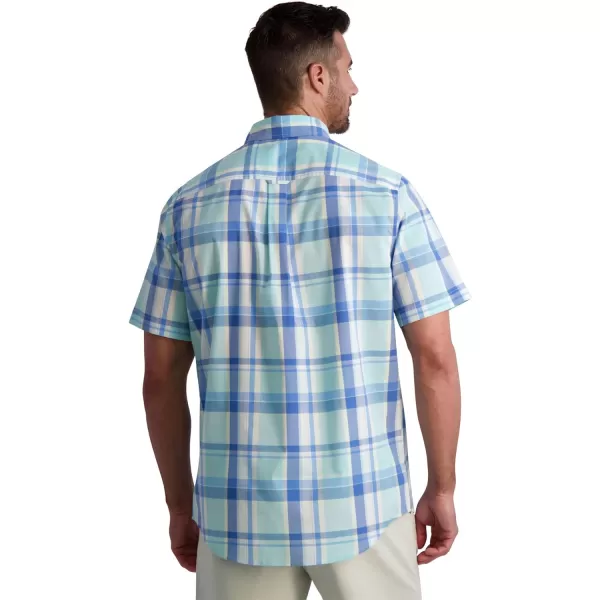 Chaps Men's Shirt - Classic Fit Short Sleeve Button Down Collared Shirt 