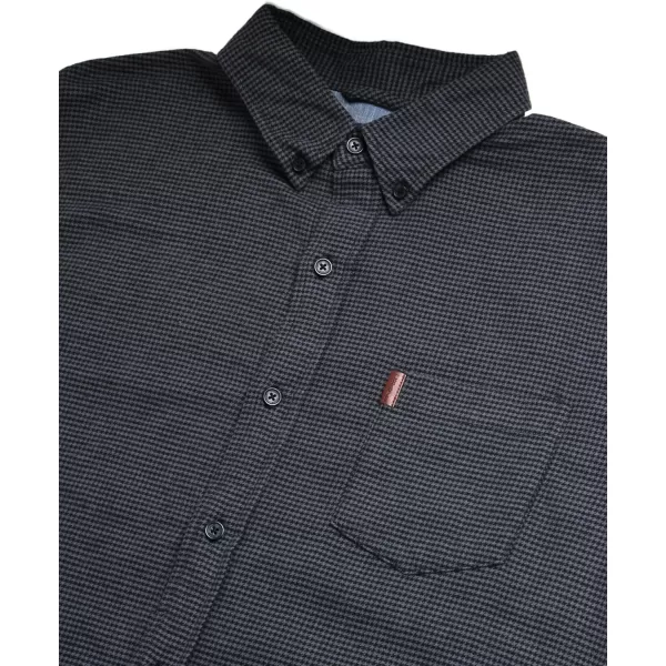 Chaps Men's Shirt - Comfort Stretch Button Down Flannel Shirt - Long Sleeve Heavyweight Plaid Shirt for Men 
