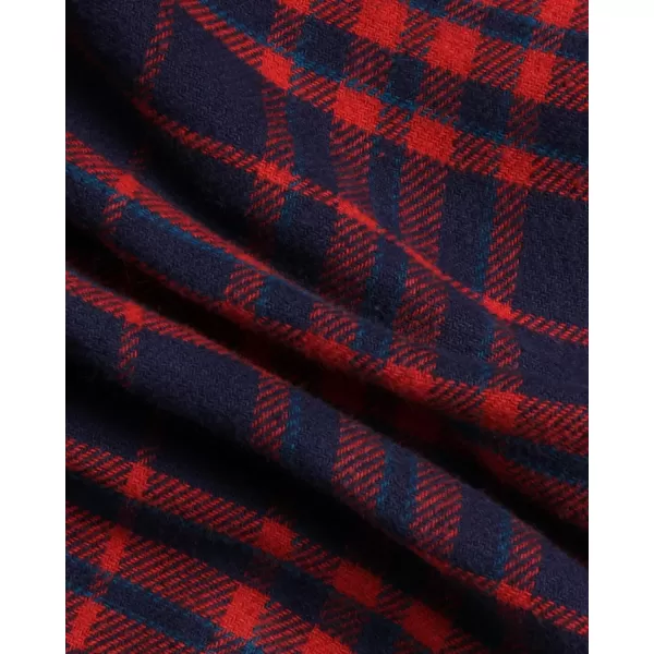 Chaps Men's Shirt - Comfort Stretch Button Down Flannel Shirt - Long Sleeve Heavyweight Plaid Shirt for Men 