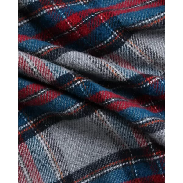 Chaps Men's Shirt - Comfort Stretch Button Down Flannel Shirt - Long Sleeve Heavyweight Plaid Shirt for Men 