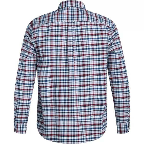 Chaps Men's Shirt - Relaxed Fit Comfort Stretch Button Down Oxford Shirt - Causal Long Sleeve Cotton Shirt for Men 
