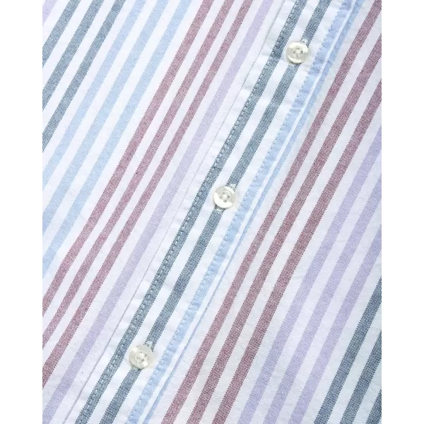 Chaps Men's Shirt - Relaxed Fit Comfort Stretch Button Down Oxford Shirt - Causal Long Sleeve Cotton Shirt for Men 