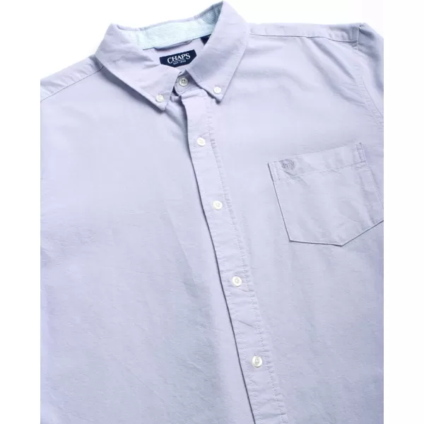 Chaps Men's Shirt - Relaxed Fit Comfort Stretch Button Down Oxford Shirt - Causal Long Sleeve Cotton Shirt for Men 