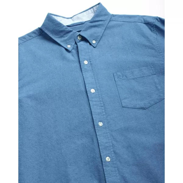 Chaps Men's Shirt - Relaxed Fit Comfort Stretch Button Down Oxford Shirt - Causal Long Sleeve Cotton Shirt for Men 