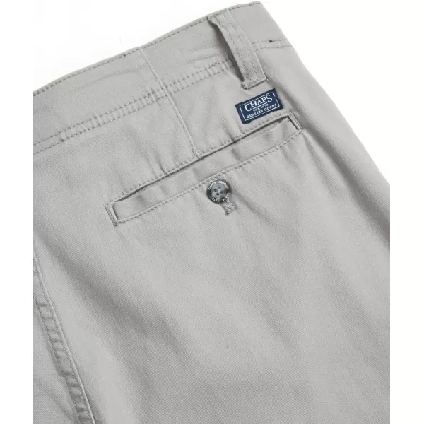 Chaps Men's Shorts - Classic Fit Khaki Shorts - Flat Front Above The Knee Shorts for Men 