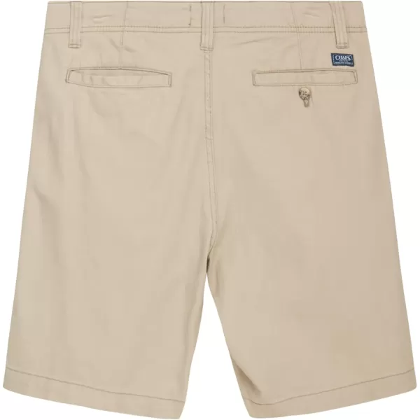 Chaps Men's Shorts - Classic Fit Khaki Shorts - Flat Front Above The Knee Shorts for Men 