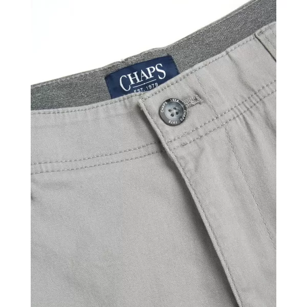 Chaps Men's Shorts - Classic Fit Khaki Shorts - Flat Front Above The Knee Shorts for Men 
