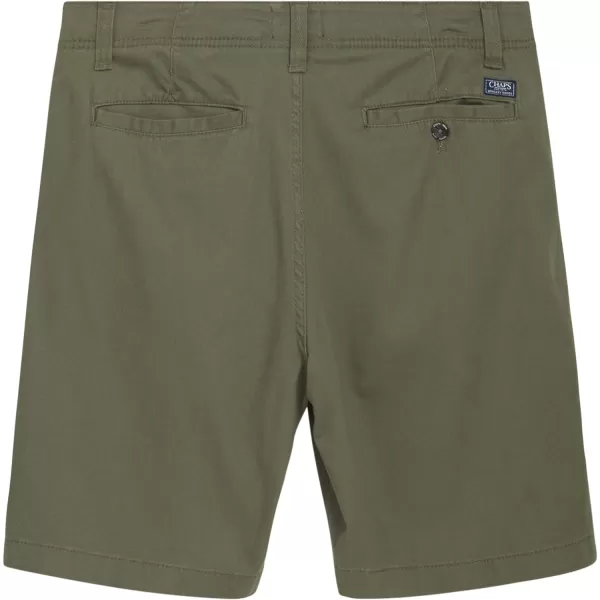 Chaps Men's Shorts - Classic Fit Khaki Shorts - Flat Front Above The Knee Shorts for Men 