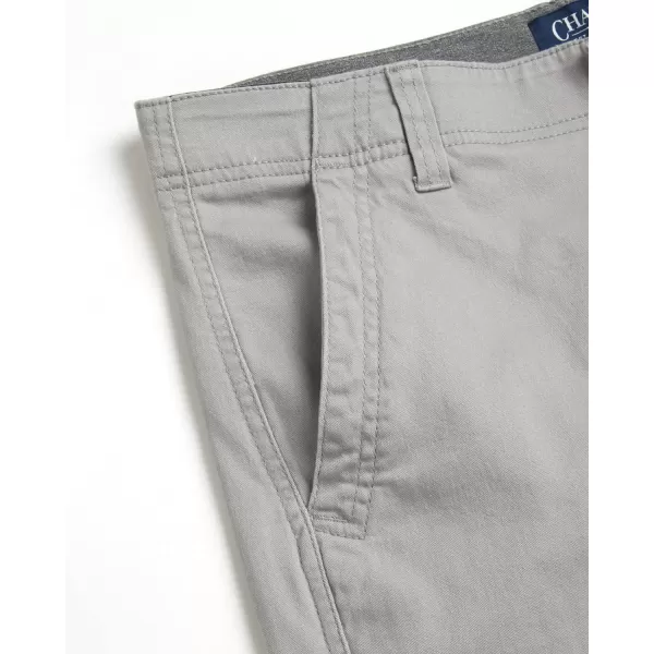 Chaps Men's Shorts - Classic Fit Khaki Shorts - Flat Front Above The Knee Shorts for Men 