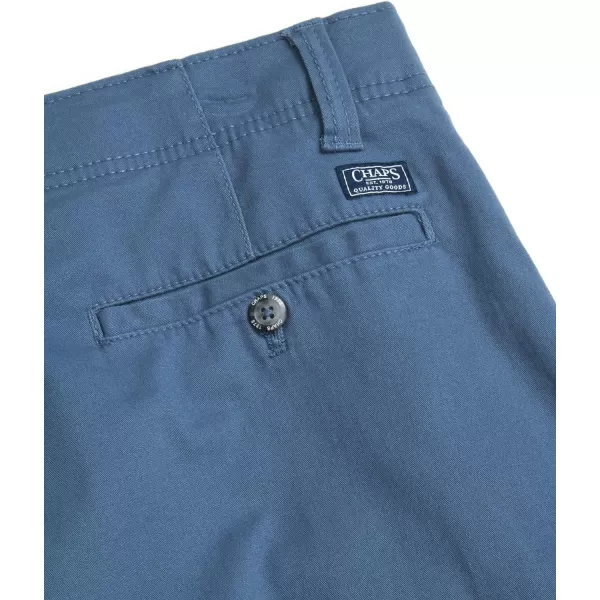 Chaps Men's Shorts - Classic Fit Khaki Shorts - Flat Front Above The Knee Shorts for Men 