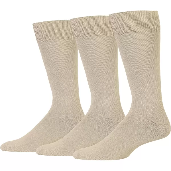 Chaps Men's Super Soft Dress Crew Socks-3 Pair Pack-Patterns and Textures
