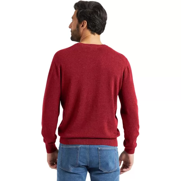 Chaps Men's Sweater - 100% Cotton Lightweight Long Sleeve V-Neck Pullover - Classic Fit Casual Sweater for Men 
