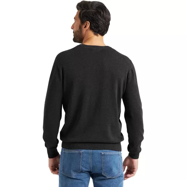 Chaps Men's Sweater - 100% Cotton Lightweight Long Sleeve V-Neck Pullover - Classic Fit Casual Sweater for Men 