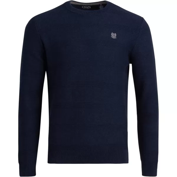Chaps Men's Sweater - Heavyweight Classic Fit Cotton Crewneck Pullover Sweater for Men 
