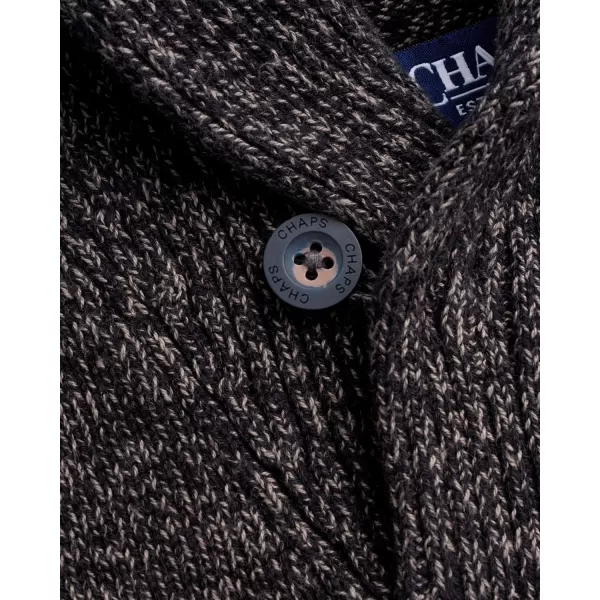 Chaps Men's Sweater – Midweight Cotton Pullover Sweater with Twist Shawl Collar 