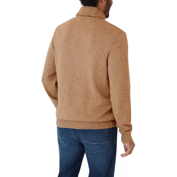 Chaps Men's Sweater – Midweight Cotton Pullover Sweater with Twist Shawl Collar 