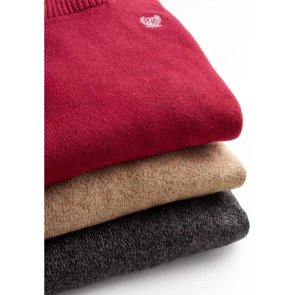 Chaps Men's Sweater – Midweight Cotton Pullover Sweater with Twist Shawl Collar 