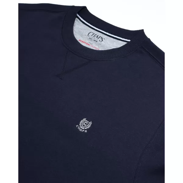 Chaps Men's Sweatshirt - Classic Fit Fleece Crewneck Pullover Sweatshirt for Men 