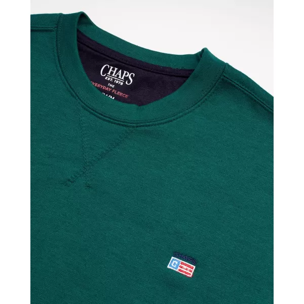 Chaps Men's Sweatshirt - Classic Fit Fleece Crewneck Pullover Sweatshirt for Men 