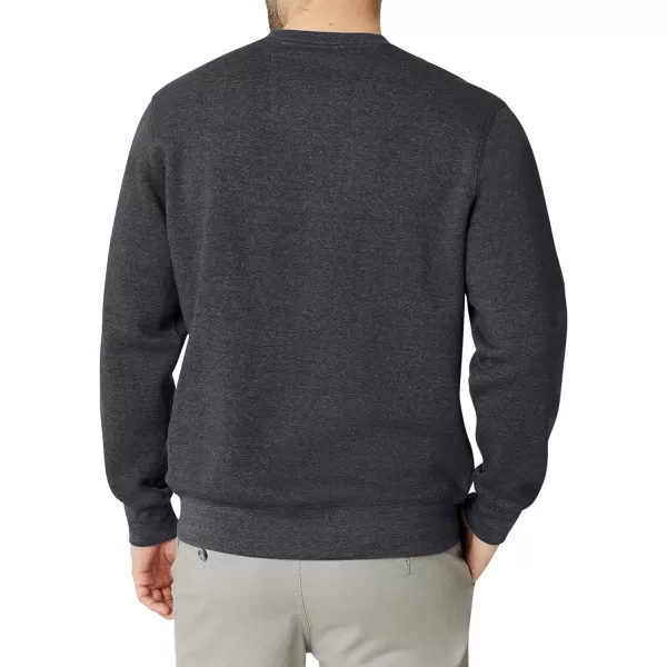 Chaps Men's Sweatshirt - Classic Fit Fleece Crewneck Pullover Sweatshirt for Men 