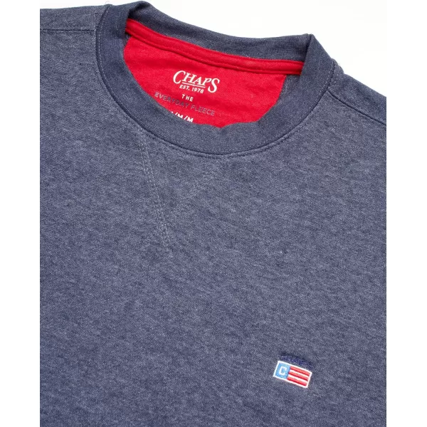Chaps Men's Sweatshirt - Classic Fit Fleece Crewneck Pullover Sweatshirt for Men 