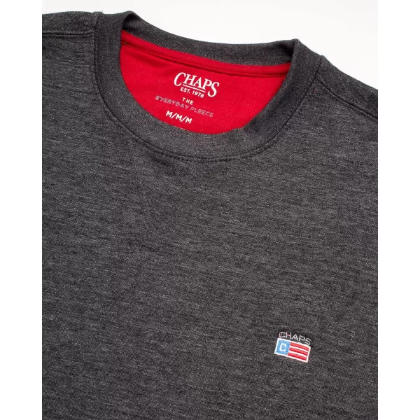Chaps Men's Sweatshirt - Classic Fit Fleece Crewneck Pullover Sweatshirt for Men 