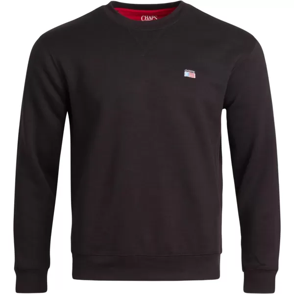 Chaps Men's Sweatshirt - Classic Fit Fleece Crewneck Pullover Sweatshirt for Men 