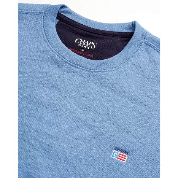Chaps Men's Sweatshirt - Classic Fit Fleece Crewneck Pullover Sweatshirt for Men 