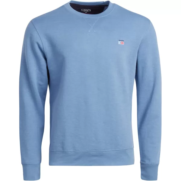 Chaps Men's Sweatshirt - Classic Fit Fleece Crewneck Pullover Sweatshirt for Men 