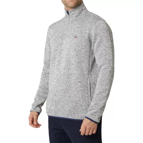 Chaps Men's Sweatshirt - Coastal Fleece Quarter Zip Pullover Sweatshirt for Men 