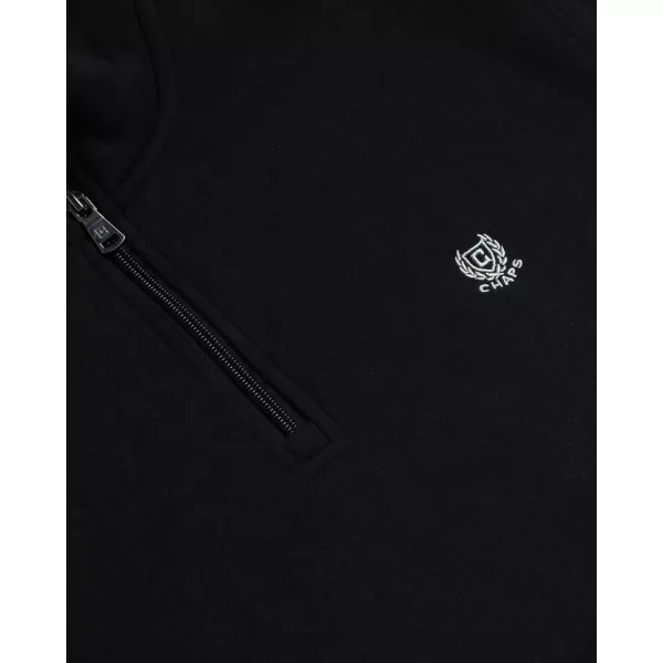 Chaps Men's Sweatshirt - Coastal Fleece Quarter Zip Pullover Sweatshirt for Men 