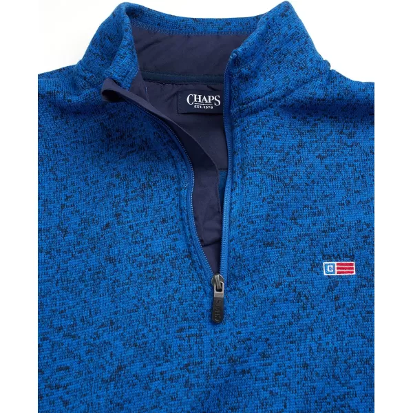 Chaps Men's Sweatshirt - Coastal Fleece Quarter Zip Pullover Sweatshirt for Men 