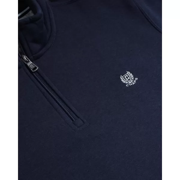 Chaps Men's Sweatshirt - Coastal Fleece Quarter Zip Pullover Sweatshirt for Men 