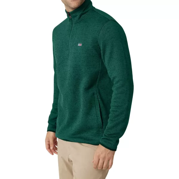 Chaps Men's Sweatshirt - Coastal Fleece Quarter Zip Pullover Sweatshirt for Men 