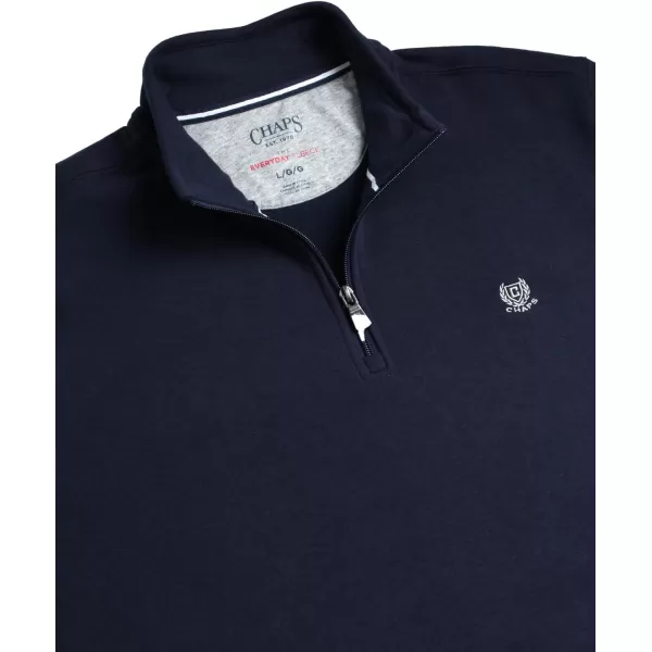 Chaps Men's Sweatshirt - Coastal Fleece Quarter Zip Pullover Sweatshirt for Men 