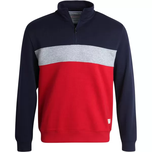 Chaps Men's Sweatshirt - Coastal Fleece Quarter Zip Pullover Sweatshirt for Men 