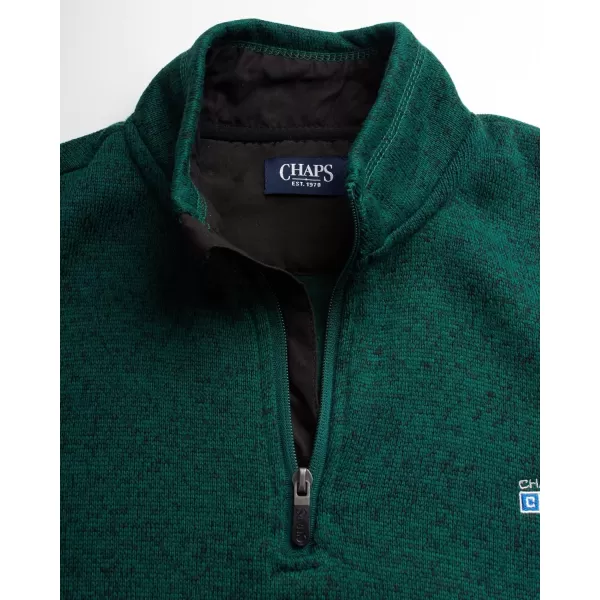Chaps Men's Sweatshirt - Coastal Fleece Quarter Zip Pullover Sweatshirt for Men 