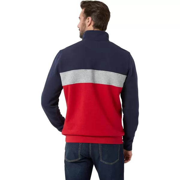 Chaps Men's Sweatshirt - Coastal Fleece Quarter Zip Pullover Sweatshirt for Men 