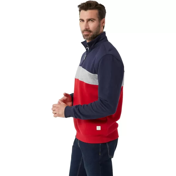 Chaps Men's Sweatshirt - Coastal Fleece Quarter Zip Pullover Sweatshirt for Men 