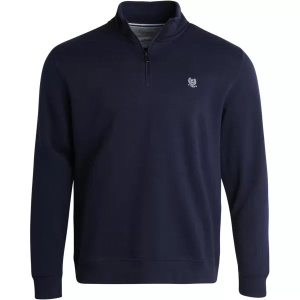 Chaps Men's Sweatshirt - Coastal Fleece Quarter Zip Pullover Sweatshirt for Men 