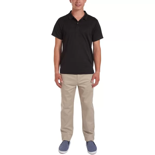 Chaps Men's Young Uniform Flat Front Twill Pant