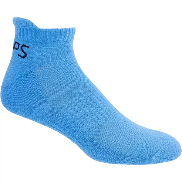 Chaps Sport Cushioned Repreve Athletic Socks-6 Pair Pack-Breathable Front Mesh and Arch Support, Men's Shoe Size: 6-12)