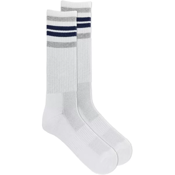 Chaps Sport Cushioned Repreve Athletic Socks-6 Pair Pack-Breathable Front Mesh and Arch Support, Men's Shoe Size: 6-12