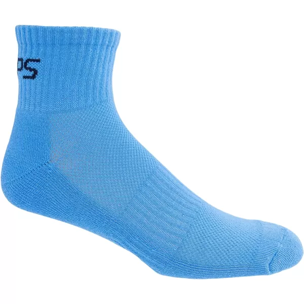 Chaps Sport Cushioned Repreve Athletic Socks-6 Pair Pack-Breathable Front Mesh and Arch Support, Men's Shoe Size: 6-12)