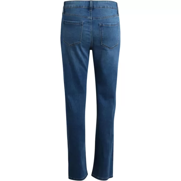 Chaps Women's Jeans - Regular Fit Straight Leg Jeans - Comfort Stretch Denim Jeans for Women