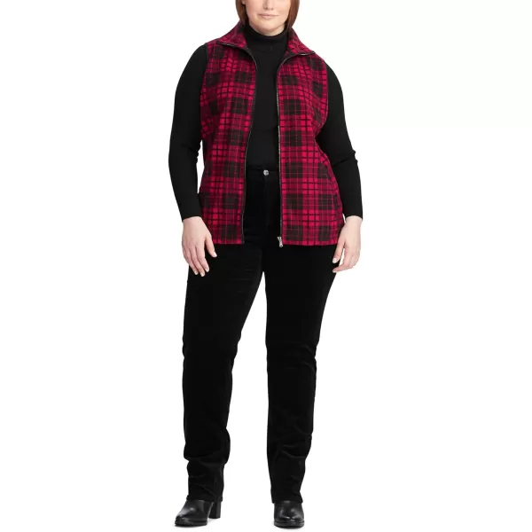 Chaps Women's Plus Size 21 Wale Straight Corduroy-Pant