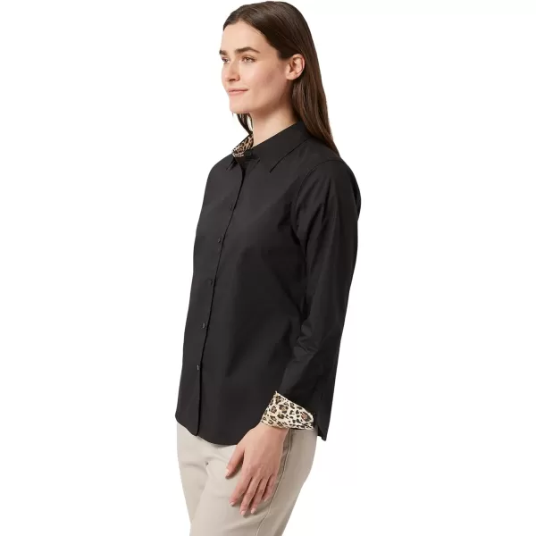 Chaps Women's Shirt - Classic Fit Button Down Long Sleeve Shirt - Wrinkle Resistant Casual Blouse for Women 
