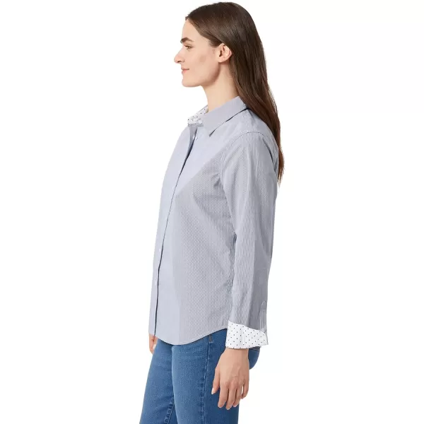 Chaps Women's Shirt - Classic Fit Button Down Long Sleeve Shirt - Wrinkle Resistant Casual Blouse for Women 