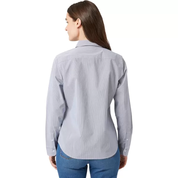 Chaps Women's Shirt - Classic Fit Button Down Long Sleeve Shirt - Wrinkle Resistant Casual Blouse for Women 